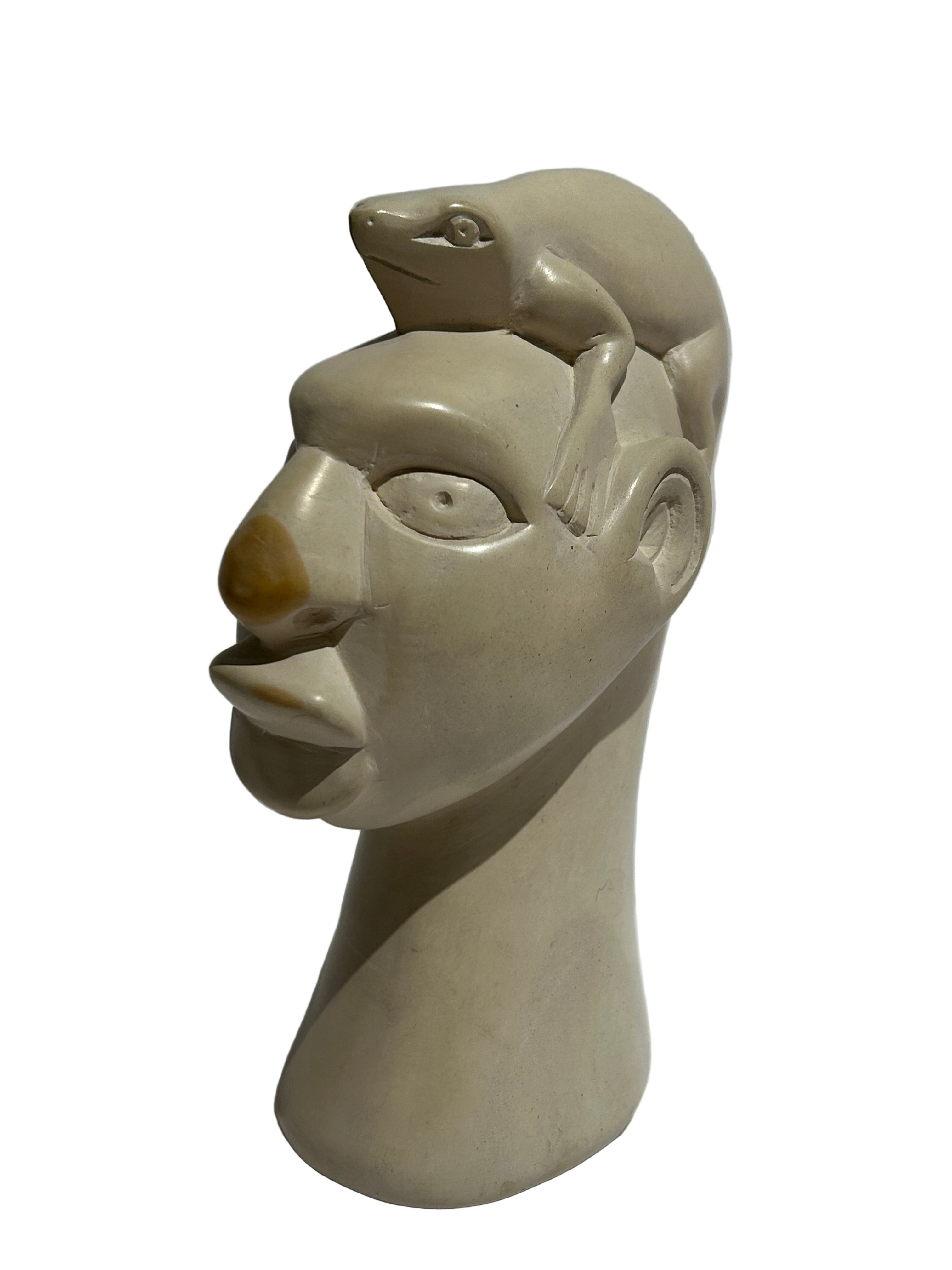 Vintage African soap stone sculpture