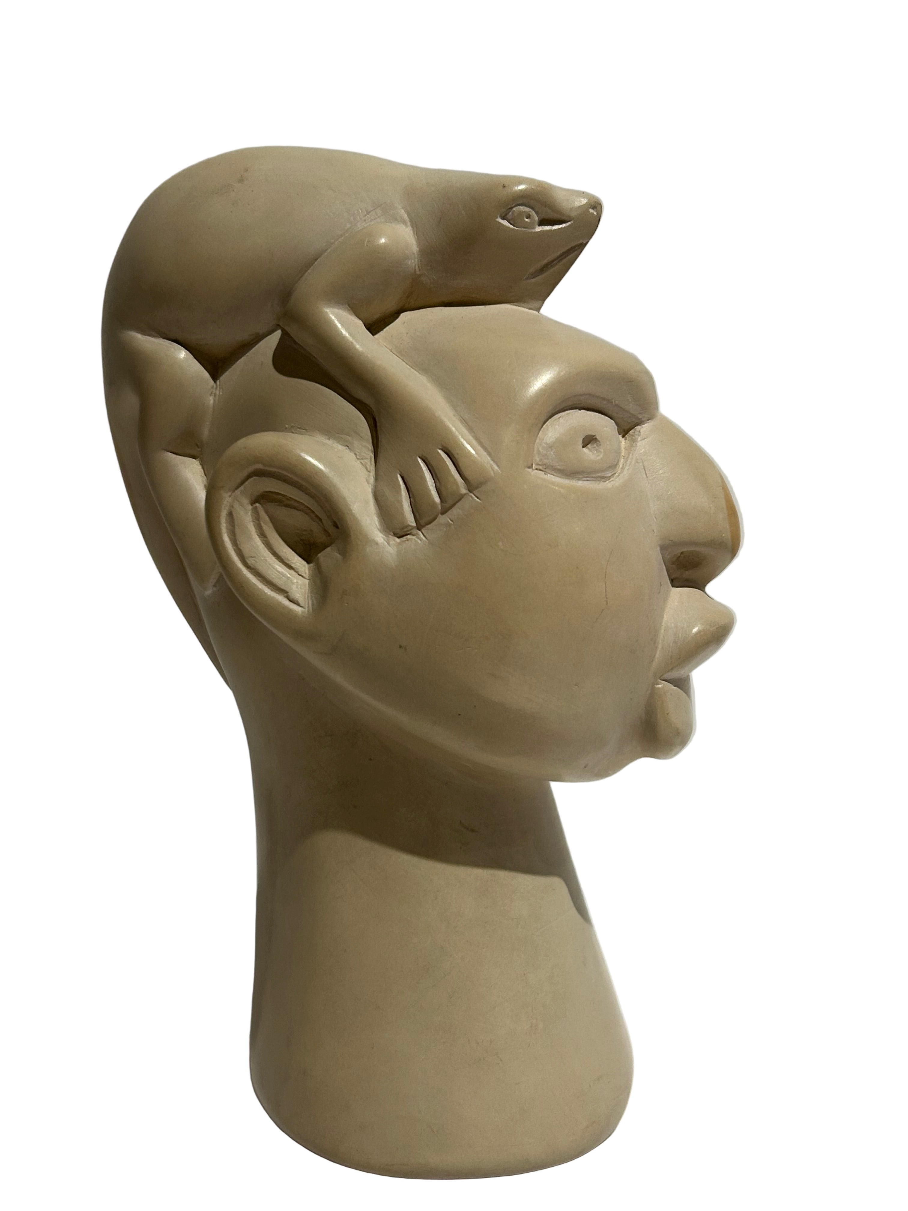 Vintage African soap stone sculpture