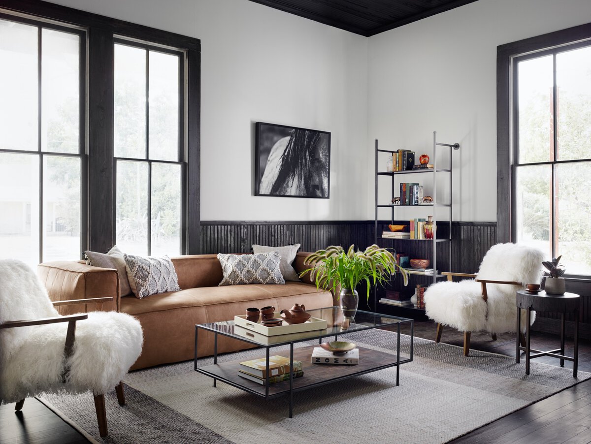 Color Block Chevron Rug 8x10