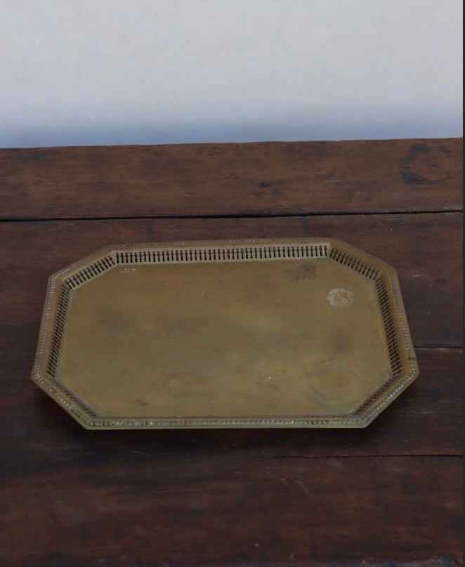 Vintage brass tray