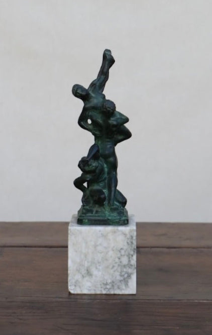 Vintage Statue Abduction of a Sabine Woman