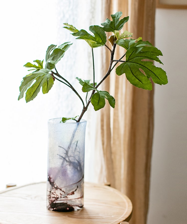 Artificial Faux Fig Leaf Stem