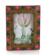 Picture frame small florentine - neon pink