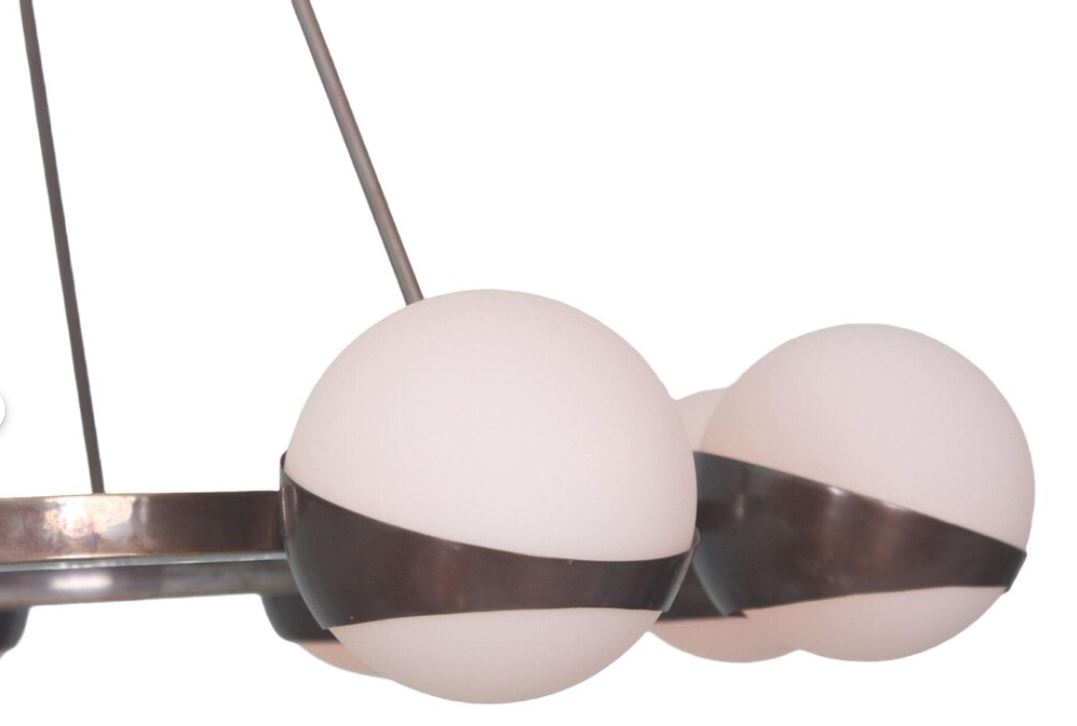 Stilnovo style chandelier