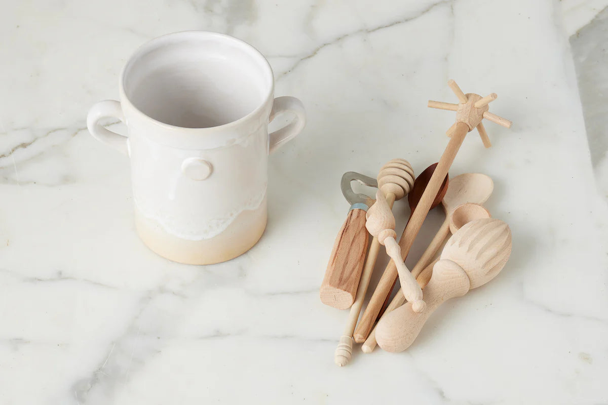 XS Handthrown Crock and Utensil Set