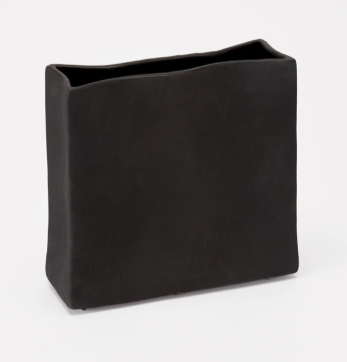 Rue Vase Wide - Raw Noir