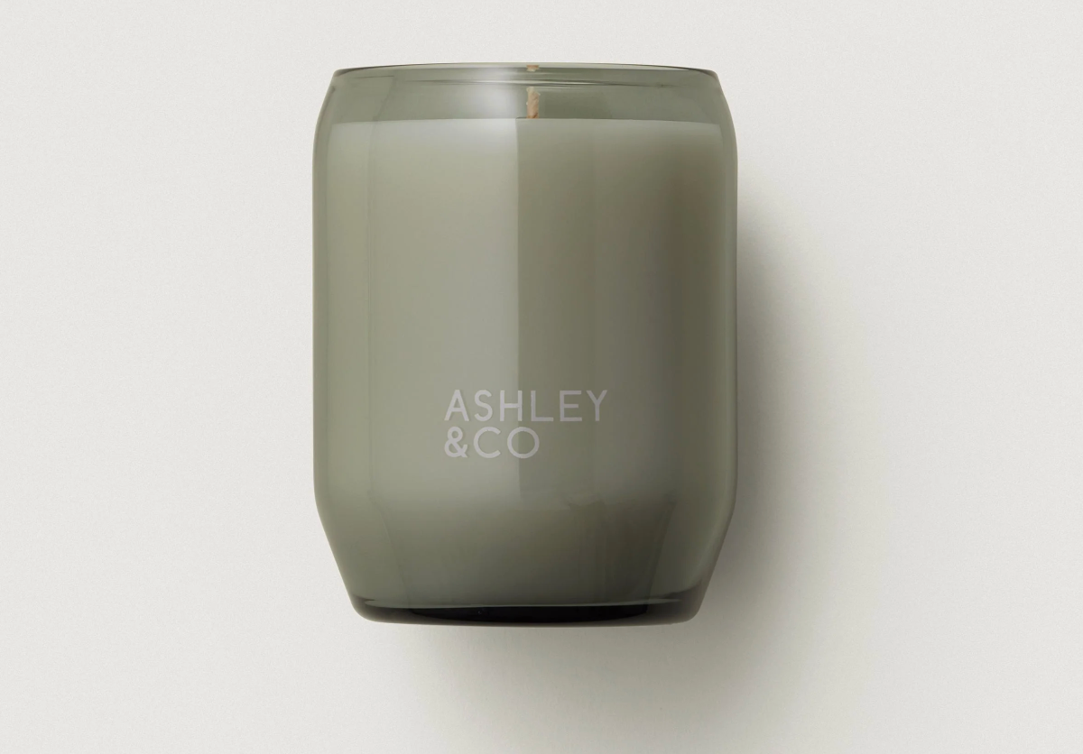 Waxed Perfume Lotus Leaf & Lustre Candle
