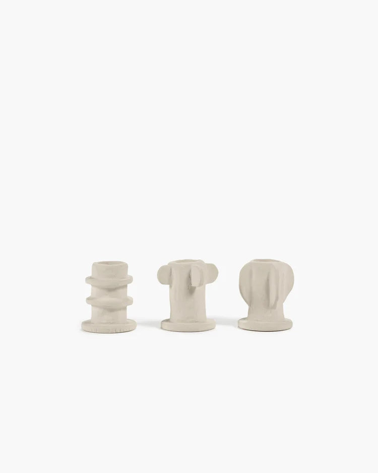 Candle holders Beige Molly