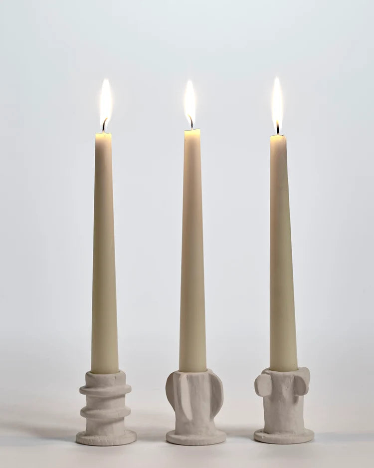 Candle holders Beige Molly