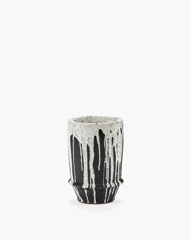 Off-White/Dark Brown Dune Planter S