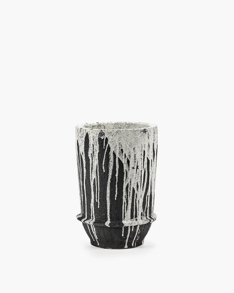 Off-White/Dark Brown Dune Planter M