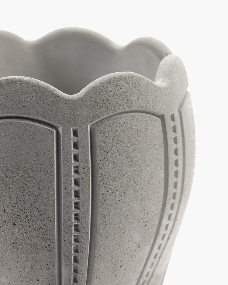 Josephine Concrete Vase w/ Glass Tube