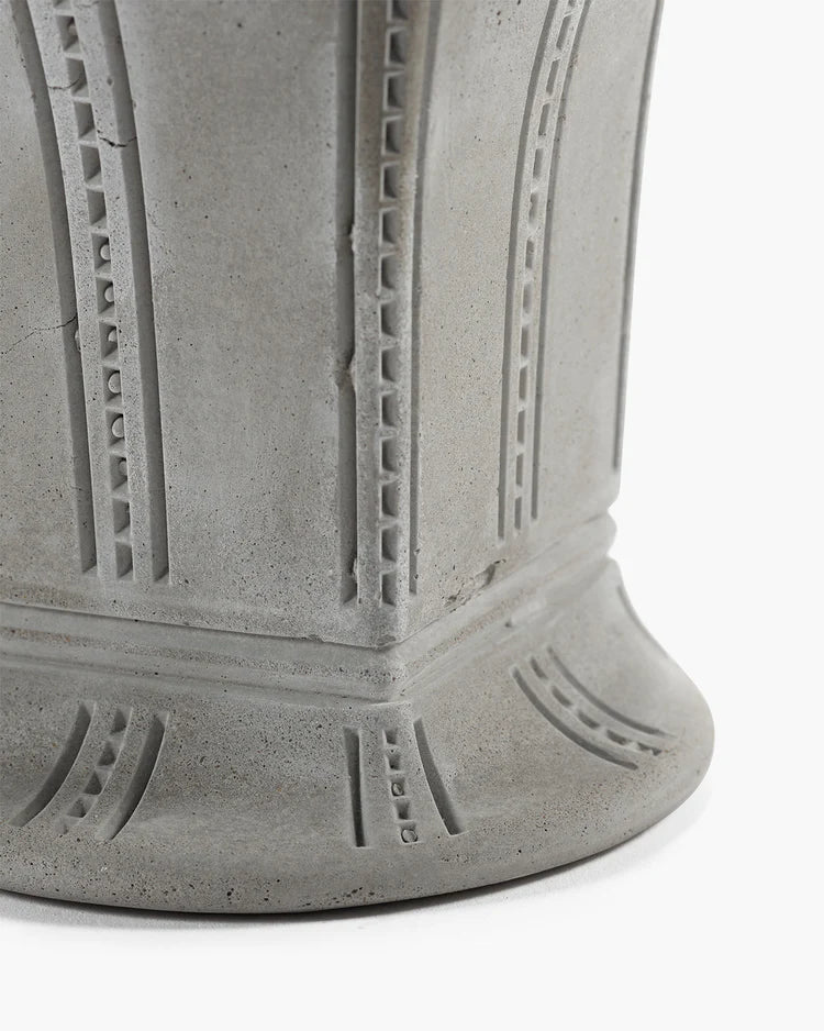 Josephine Concrete Vase w/ Glass Tube