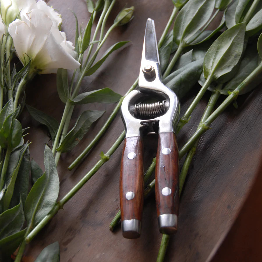 Rosewood Floral Snips Shears