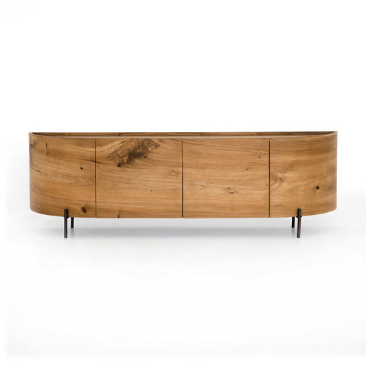 Lunas Media Console Gold Guanacaste