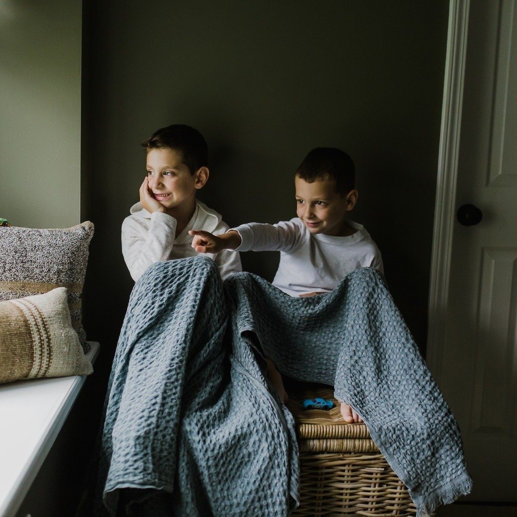 Linda Stonewashed Waffle Towel