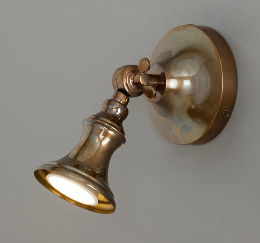 Spotlight light fixture - Antique Brass