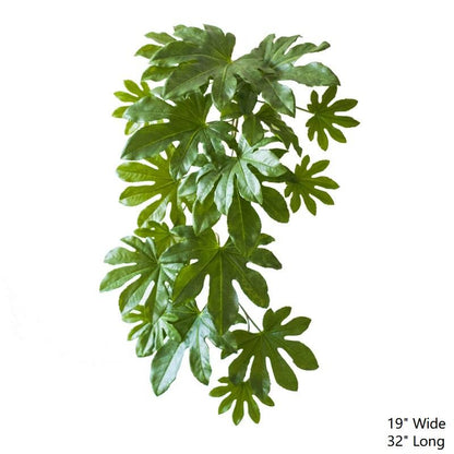 Artificial Plant Fatsia Leaf Vines 32" Long