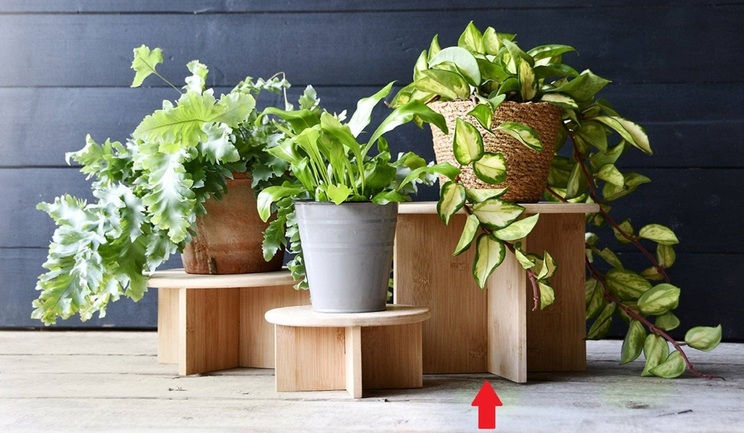 Plant Pot Stand Bamboo