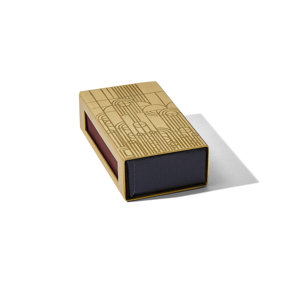 Frank Lloyd Wright Brass Matchbox, Saguaro Forms
