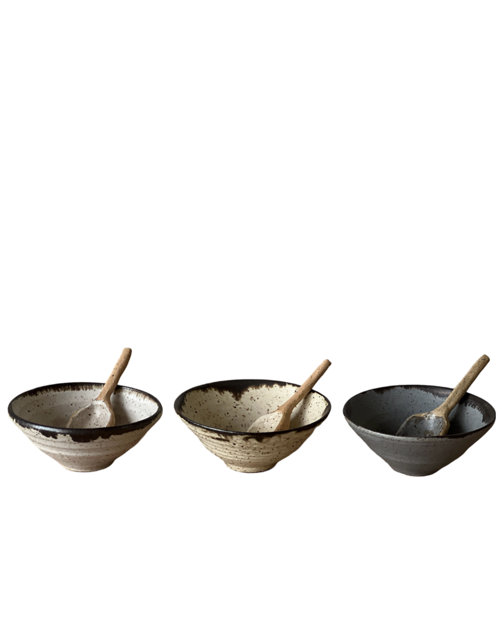 Luna Spoon and Mini Bowl Set: Sand
