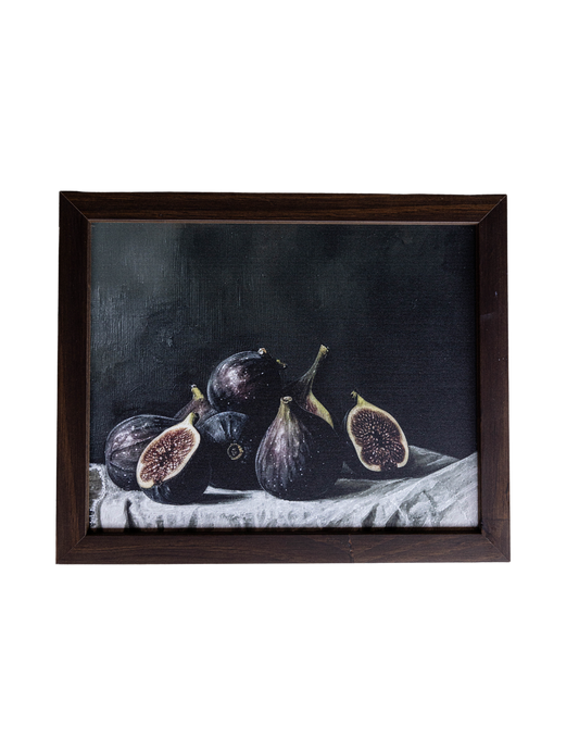 Seasonal Fig Hazelnut Framed Art