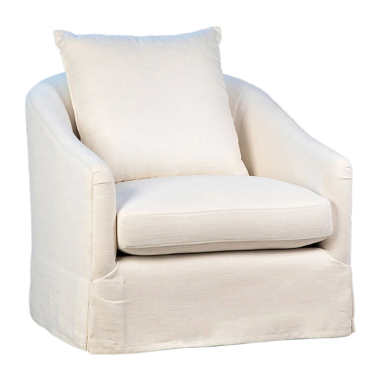 Laura Swivel Chair White