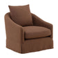 Laura Swivel Chair Brown