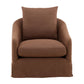 Laura Swivel Chair Brown