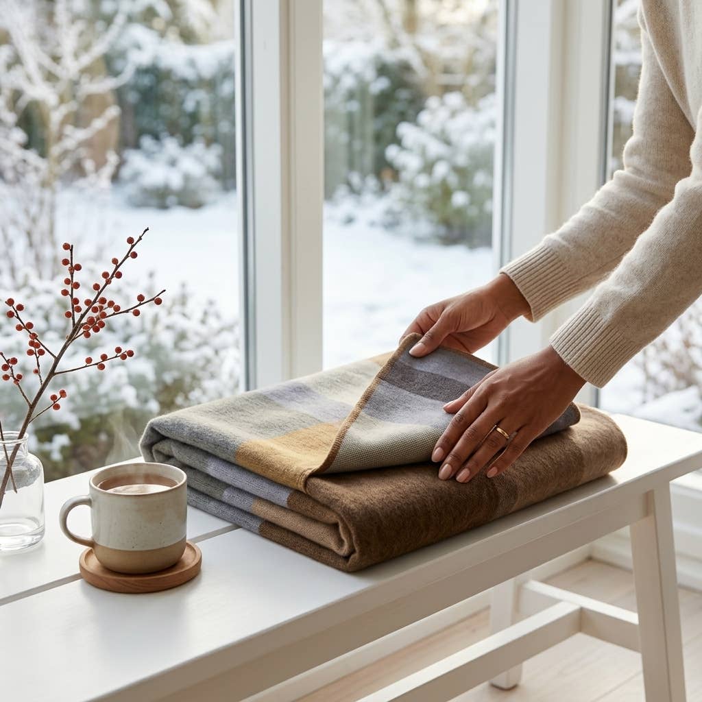 Alpaca Throw Blanket - Timberline: Throw     (45x70)
