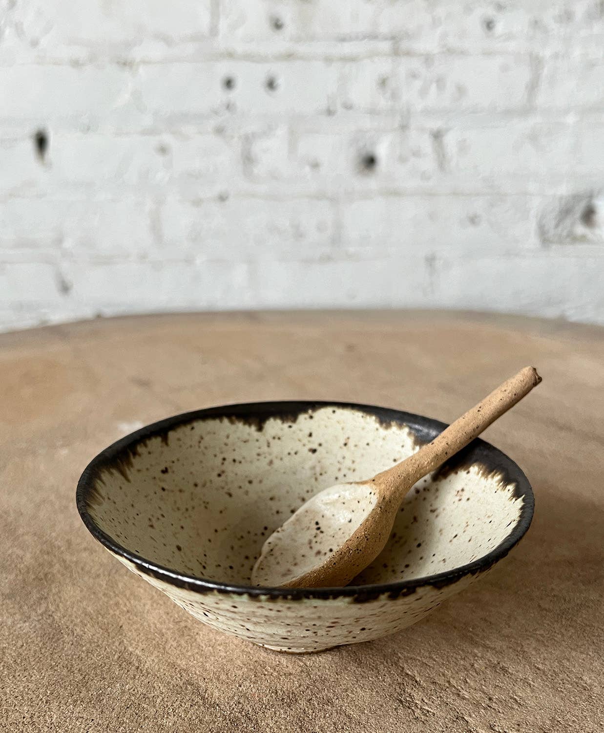 Luna Spoon and Mini Bowl Set: Sand