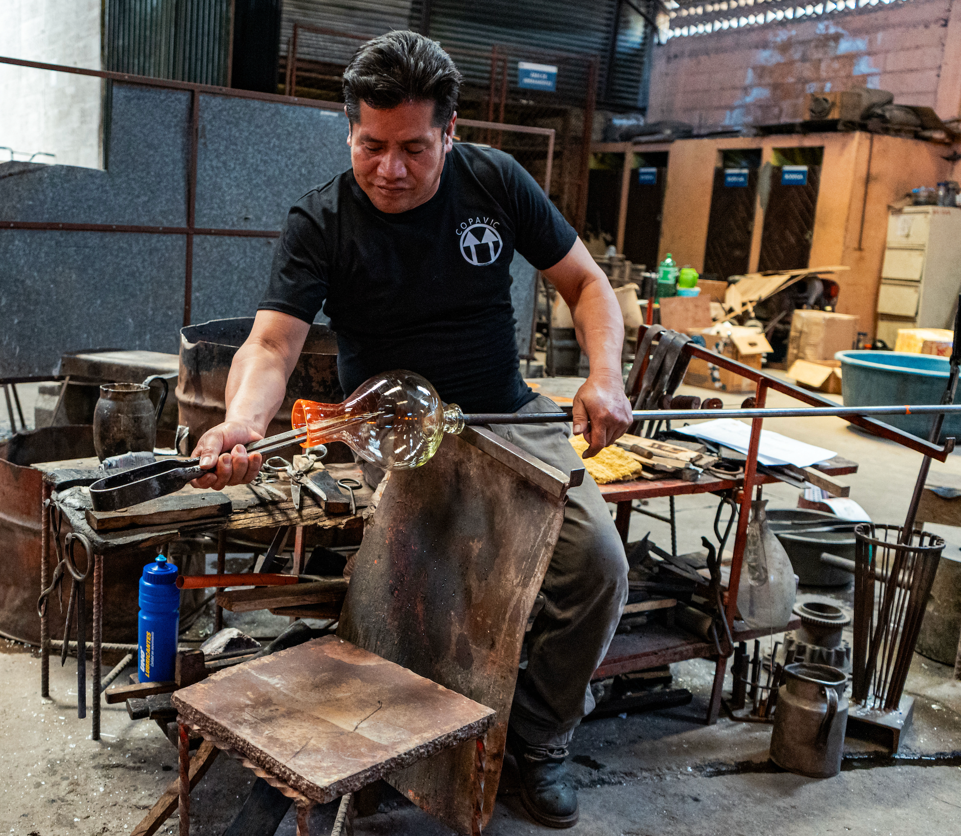 Green Rim Roly Stemless Wine Glass | Barware | Glassware