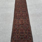 2.7 x 11.6 Ft Vintage Baluch Dark rug runner