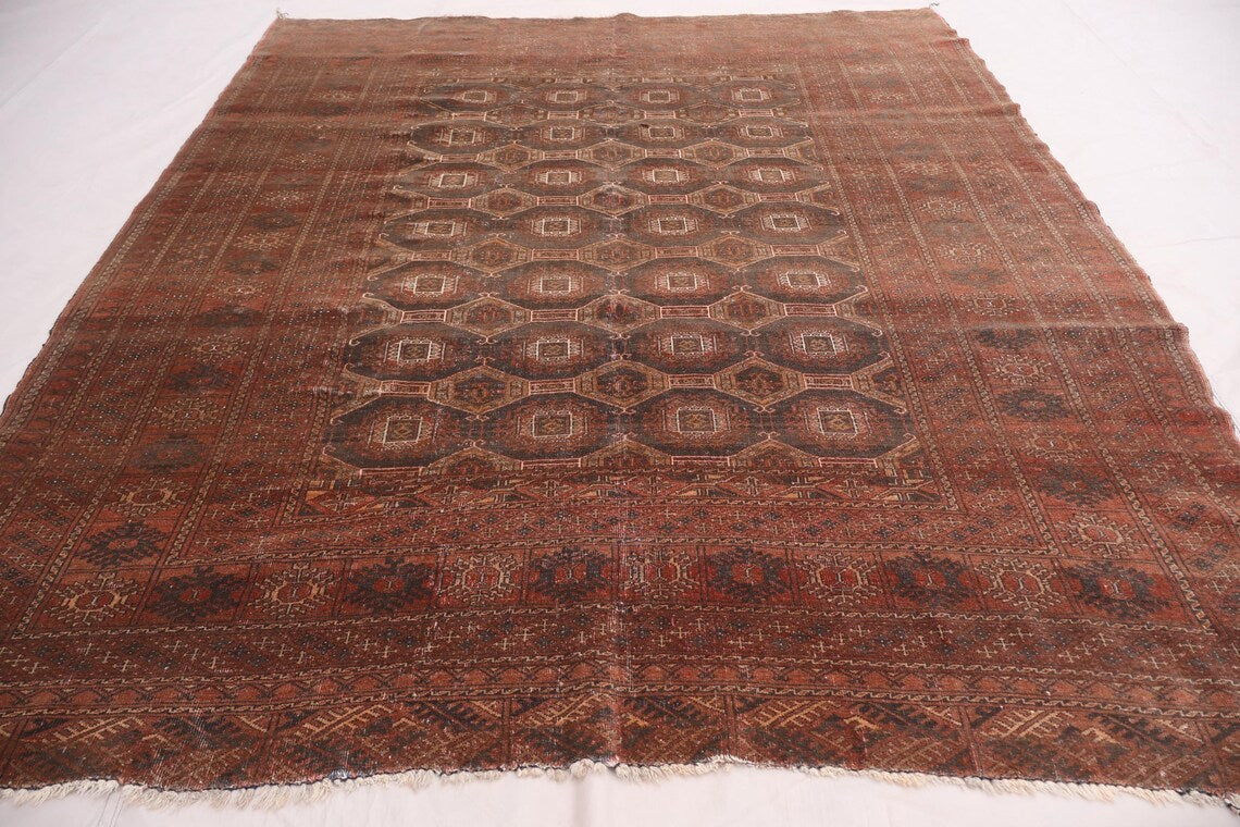 1960s Antique wool rug