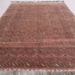 7x10 Terracotta Large Vintage Faded Rug