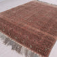 7x10 Terracotta Large Vintage Faded Rug