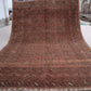 7x10 Terracotta Large Vintage Faded Rug