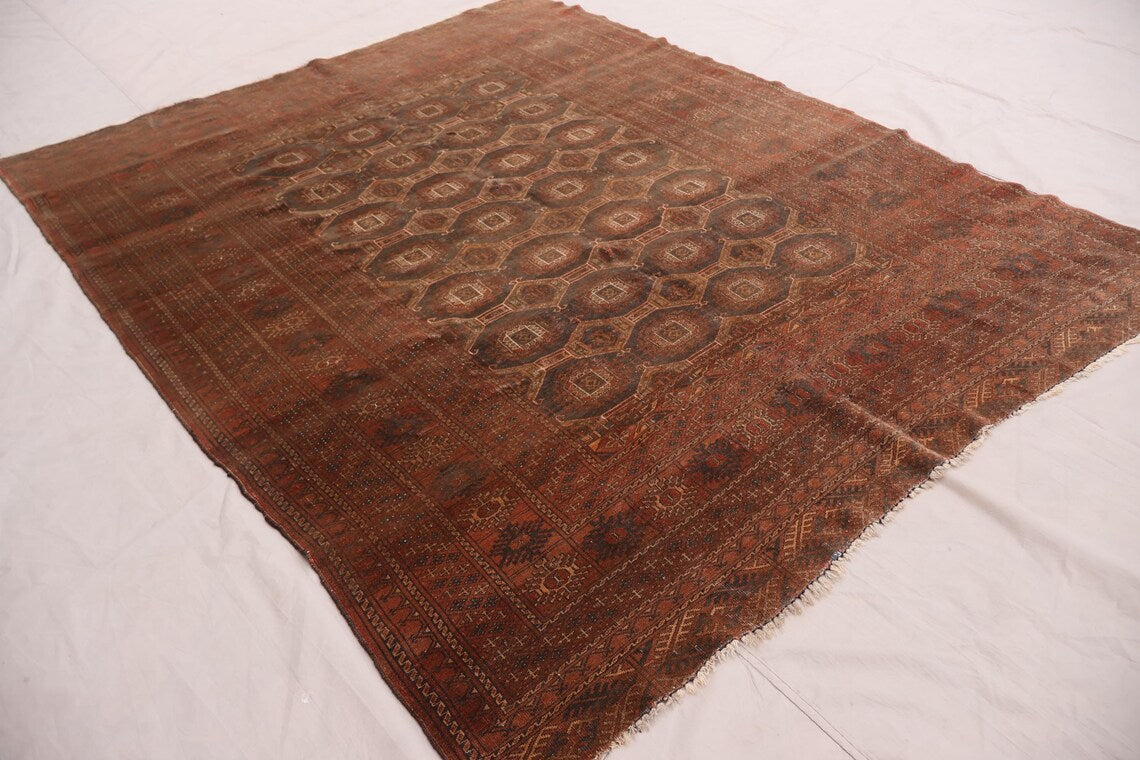 1960s Antique wool rug