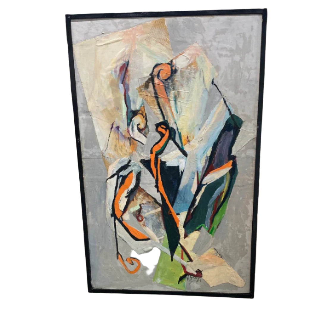 Abstract mixed Media Fiazi