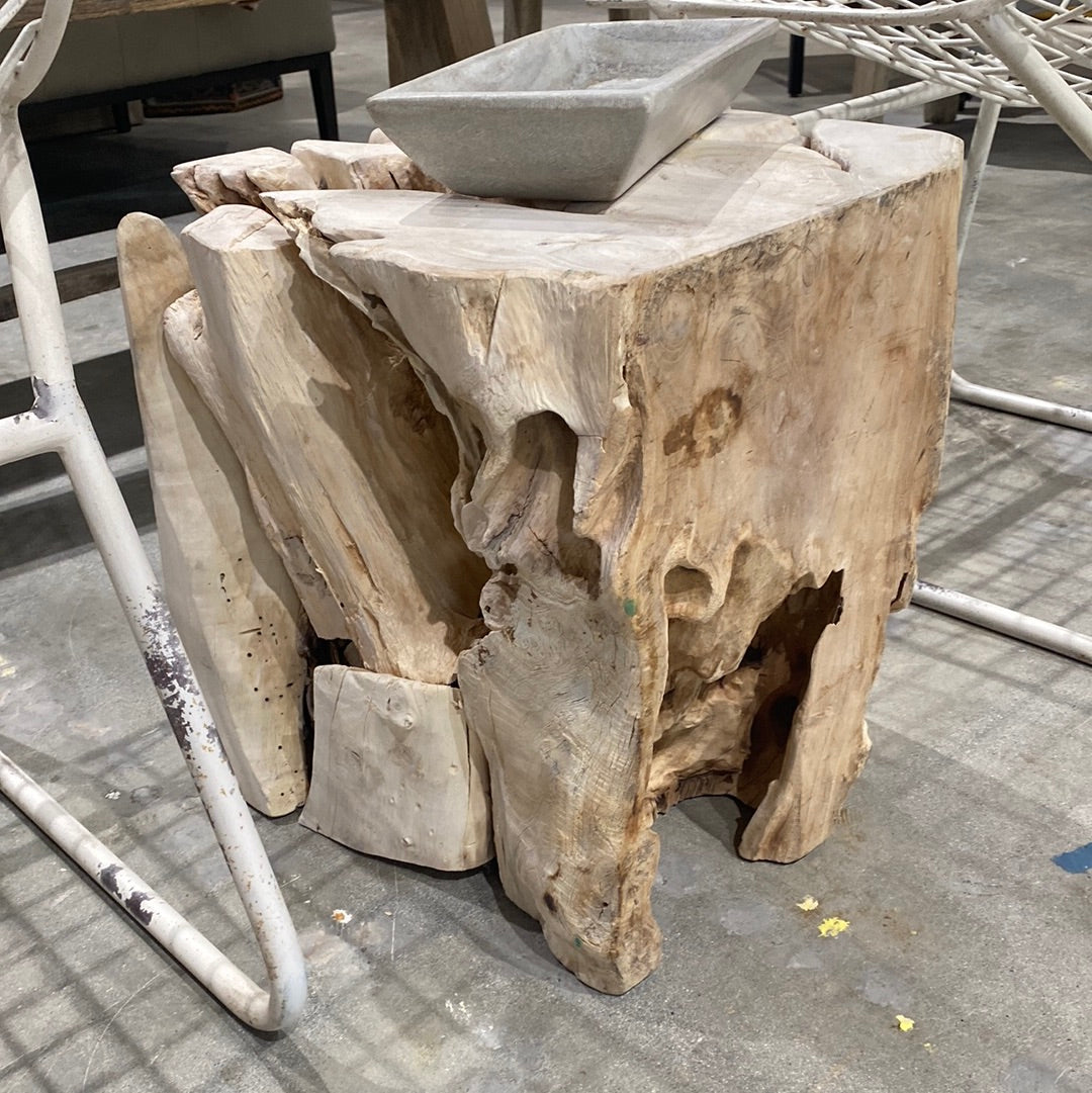 Teak Root Sidetable