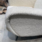 Small Boucle arm chair with black legs