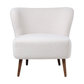 MARGOT ACCENT CHAIR VEGAN SHEARLING