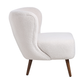 MARGOT ACCENT CHAIR VEGAN SHEARLING