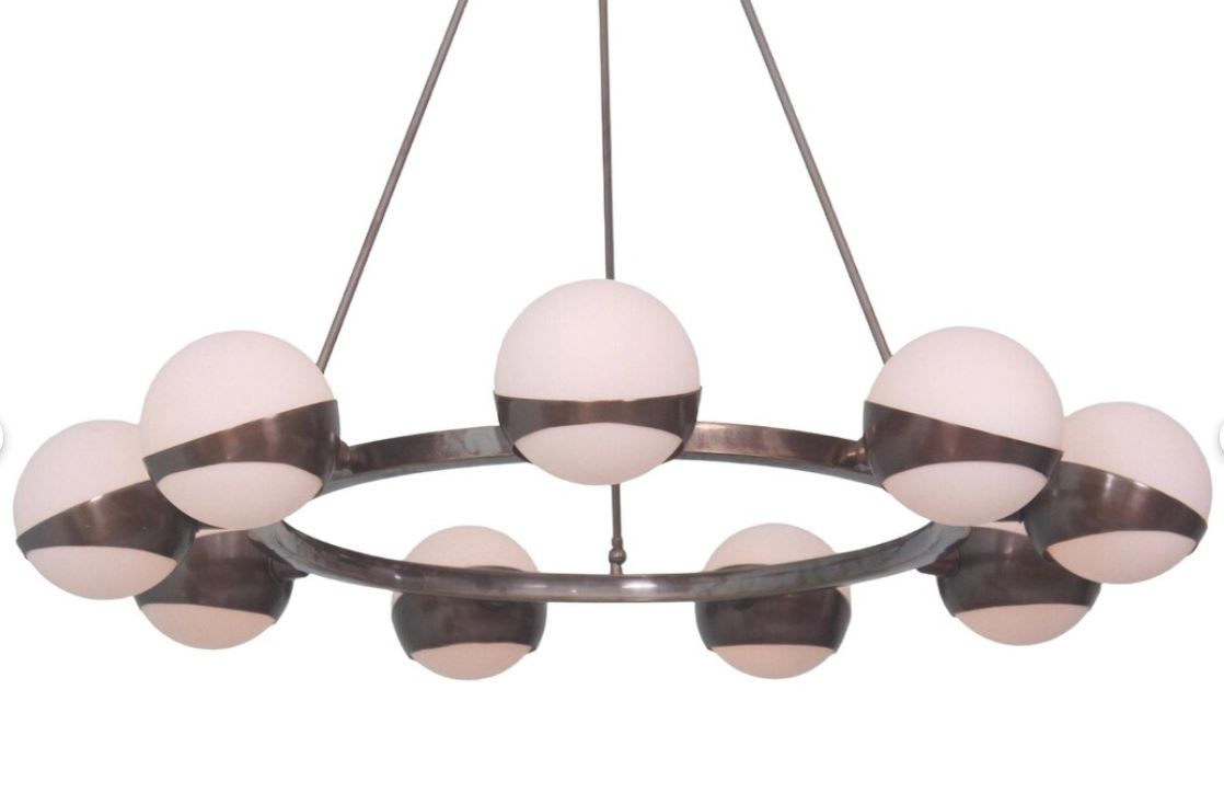 Stilnovo style chandelier
