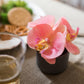 Artificial Flower Mini Real Touch Orchid in Peach Pink