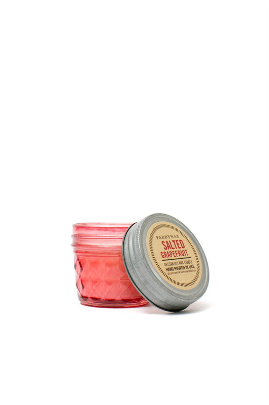 Paddywax RELISH JAR 3 OZ. PINK SALTED GRAPEFRUIT