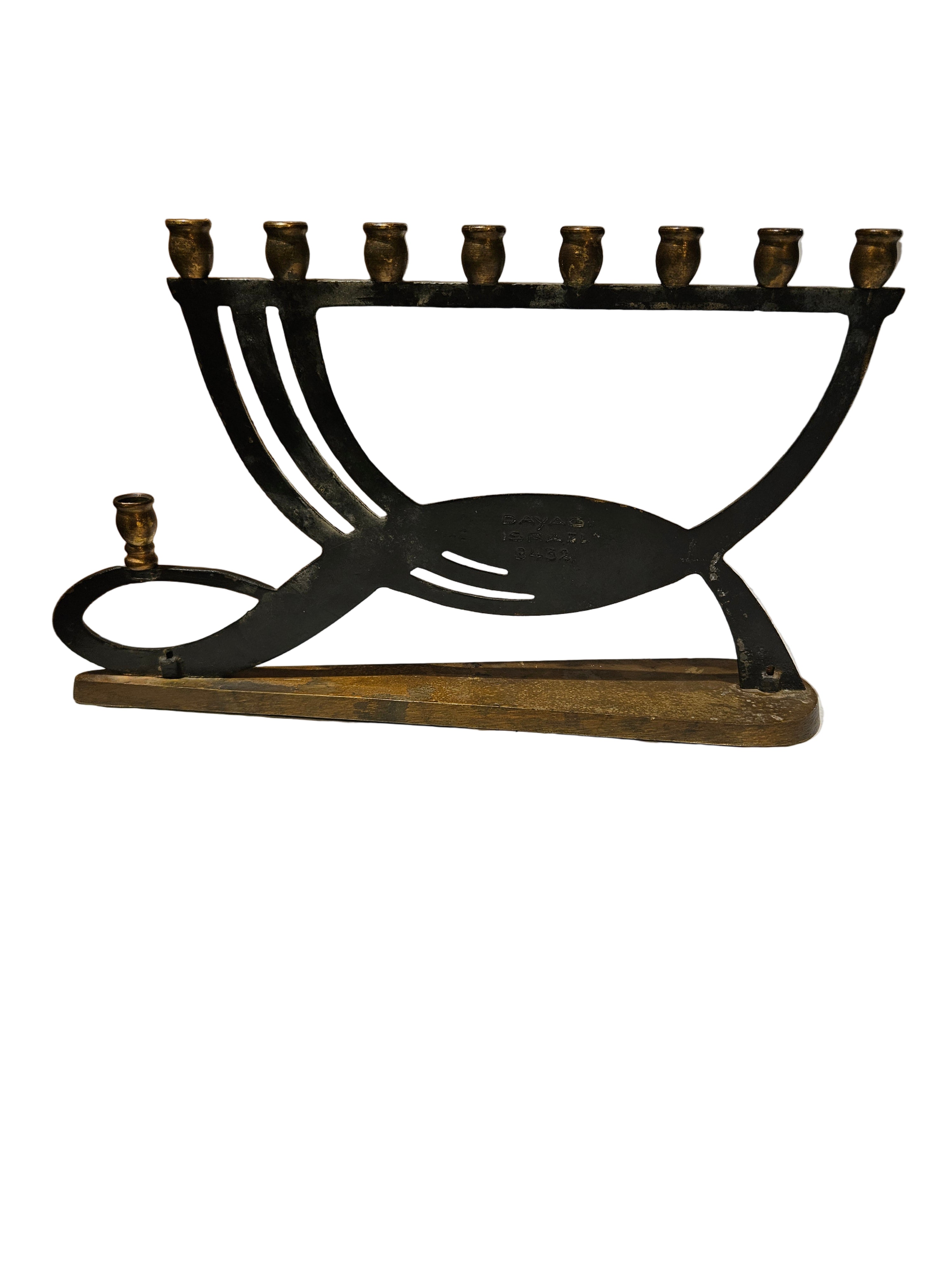 Vintage Brass Menorah