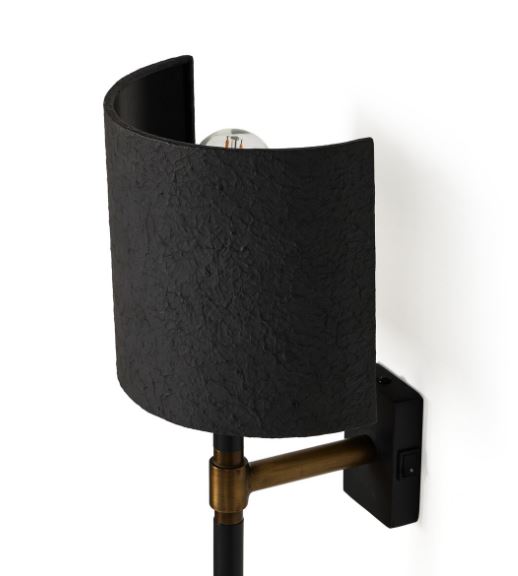 Matte Black  Wall Sconce