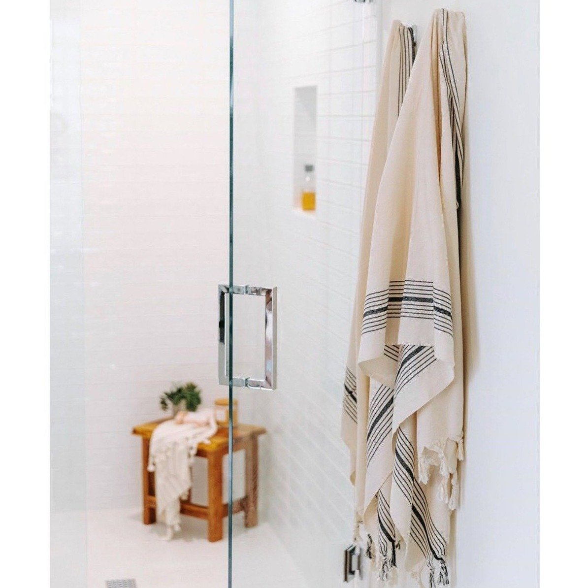 Zebrine Cotton Bath Towels