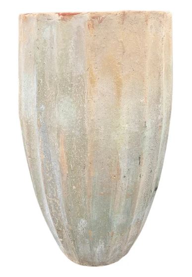 Skinny Ribbed Terracotta Planter